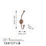 Wallity Gancho de Pared Rhino-C en Cobre